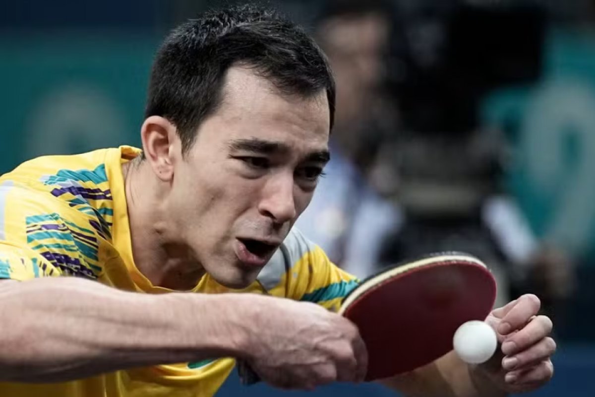 Esperança de medalha, Hugo Calderano perde disputa do bronze no tênis de mesa