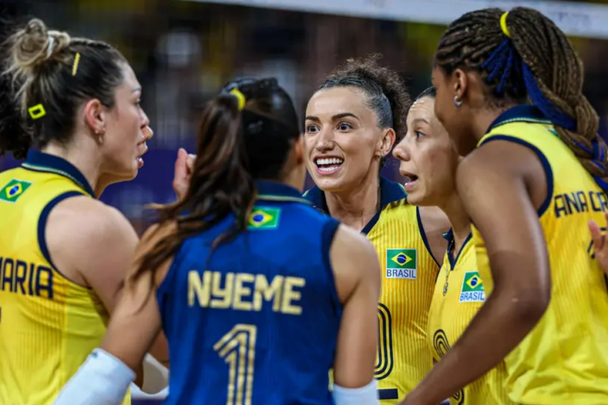 Brasil encerra primeira fase do vôlei feminino nas Olimpíadas com 100% de aproveitamento