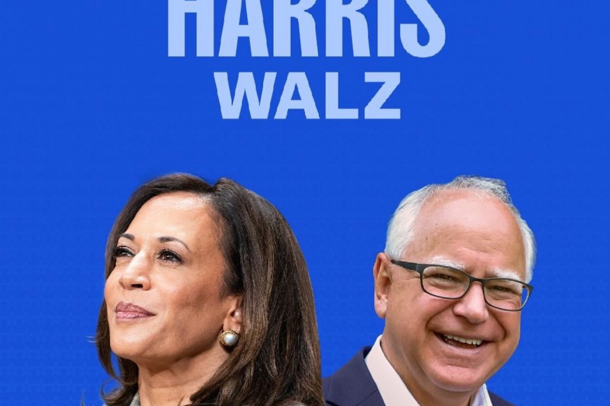 Kamala Harris anuncia Tim Walz como candidato a vice-presidente
