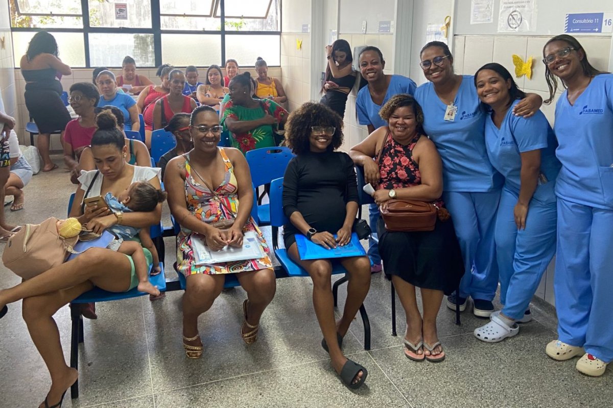 Centro de Saúde Maria Conceição Imbassahy realiza ação sobre aleitamento materno durante o mês de agosto!