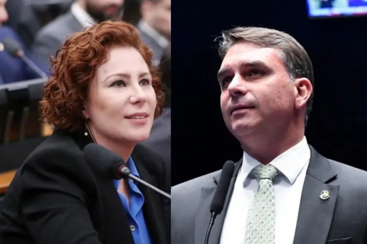 Maioria da Segunda Turma do STF rejeita recursos de Flávio Bolsonaro e Carla Zambelli contra multa aplicada pelo TSE