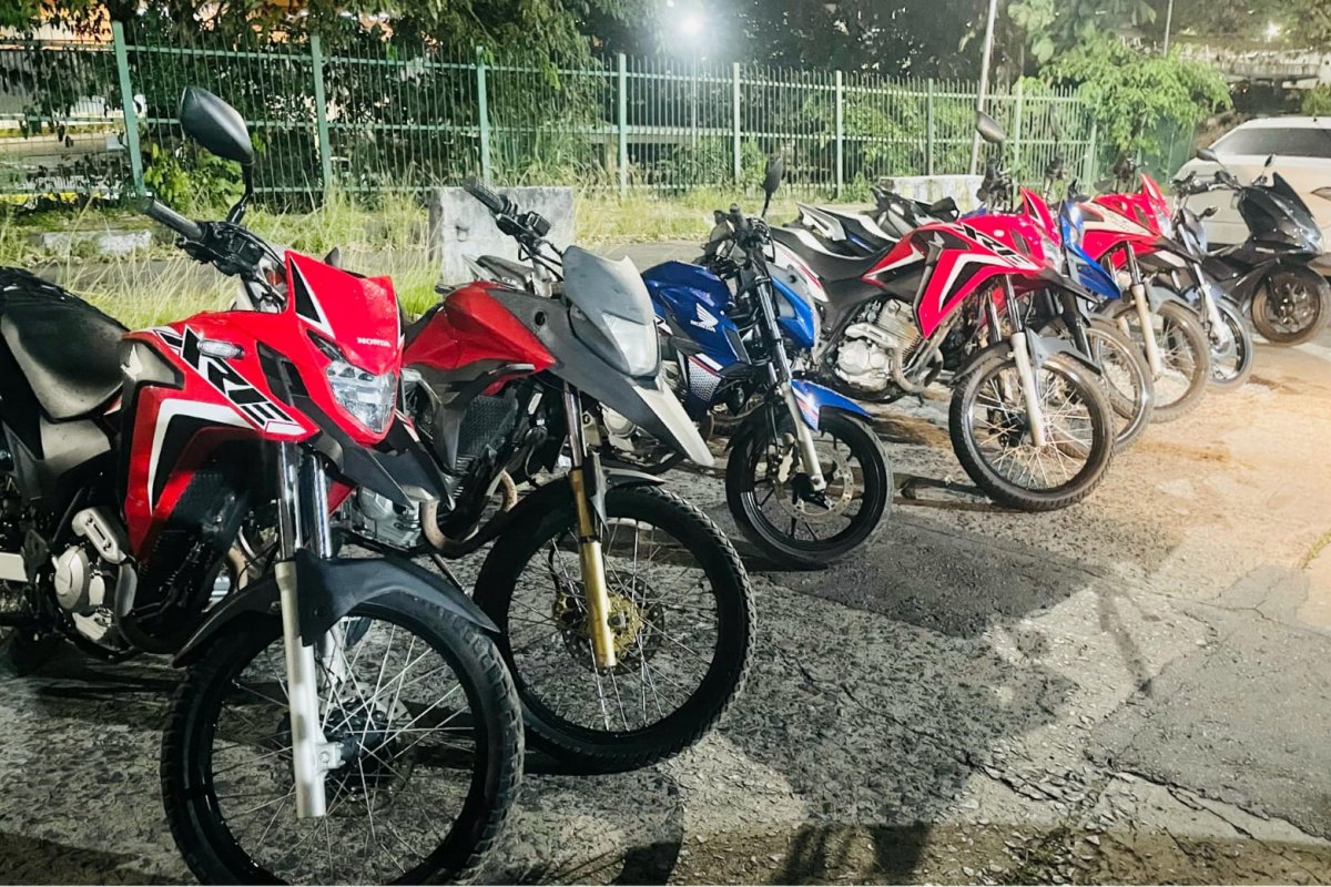 Oito motos com restrição de roubo são recuperadas pela PM em Marechal Rondon e Bom Juá