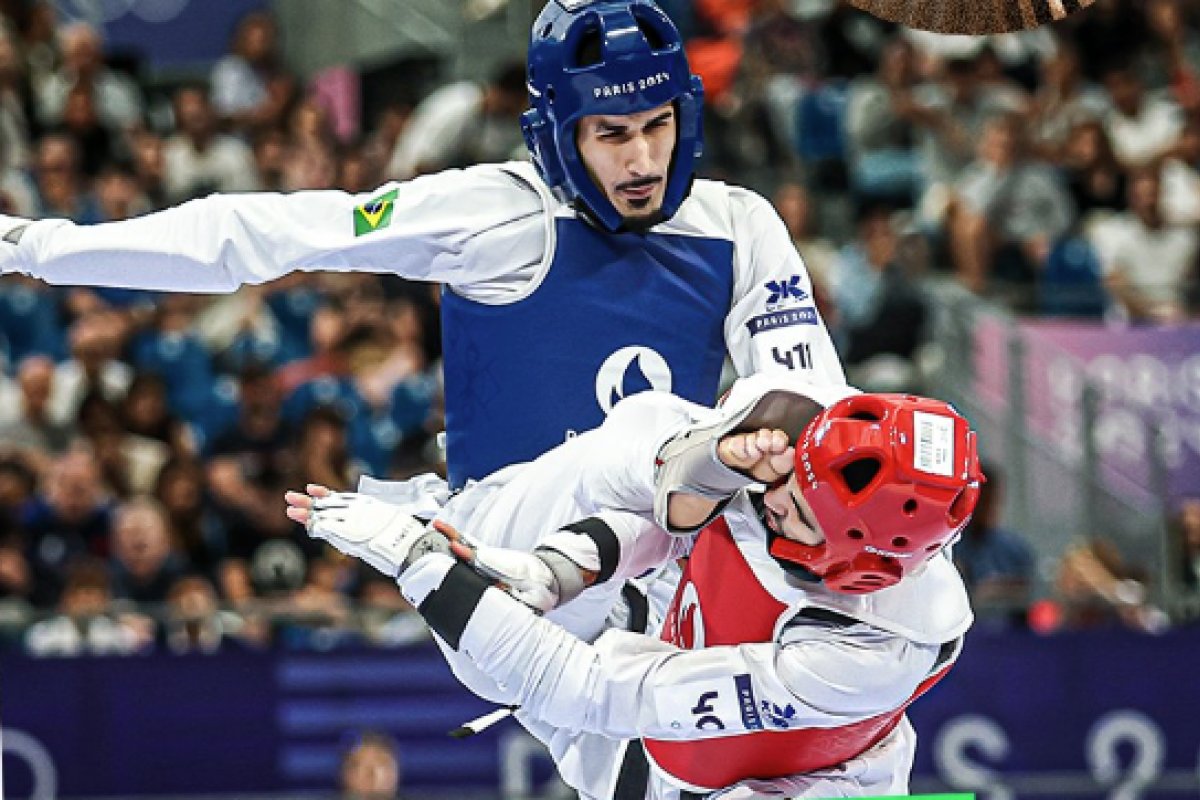 Edival Pontes, o Netinho, supera espanhol e conquista medalha de bronze no taekwondo