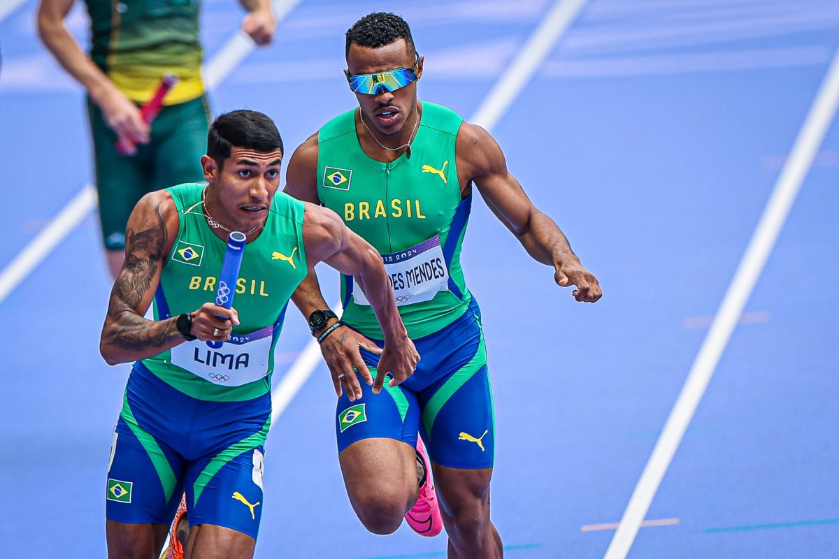 Sem Piu, Brasil termina 12º no revezamento 4x400m e não vai à final