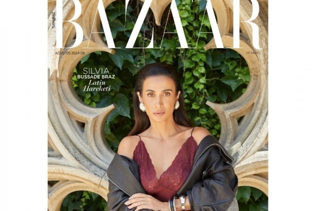 Silvia Braz é capa em revista de moda da Turquia!