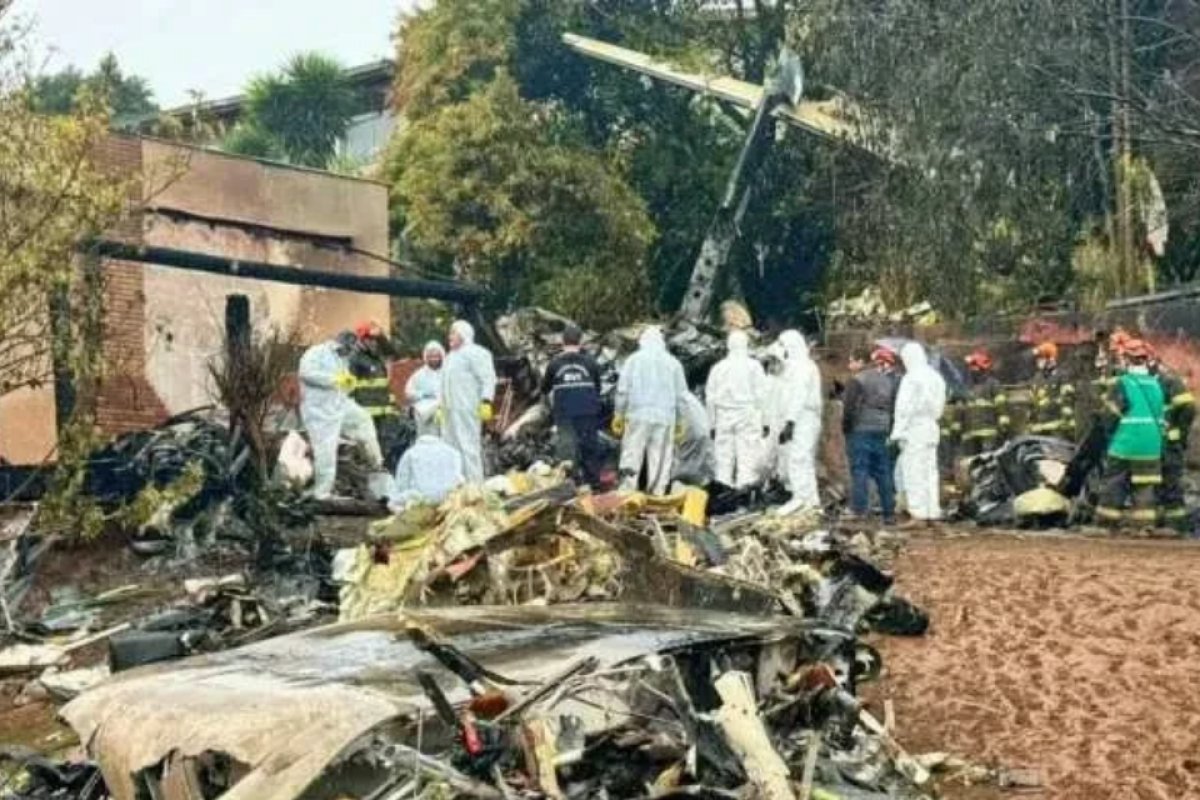 Corpos de 56 vítimas da queda do avião da Voepass já foram identificados