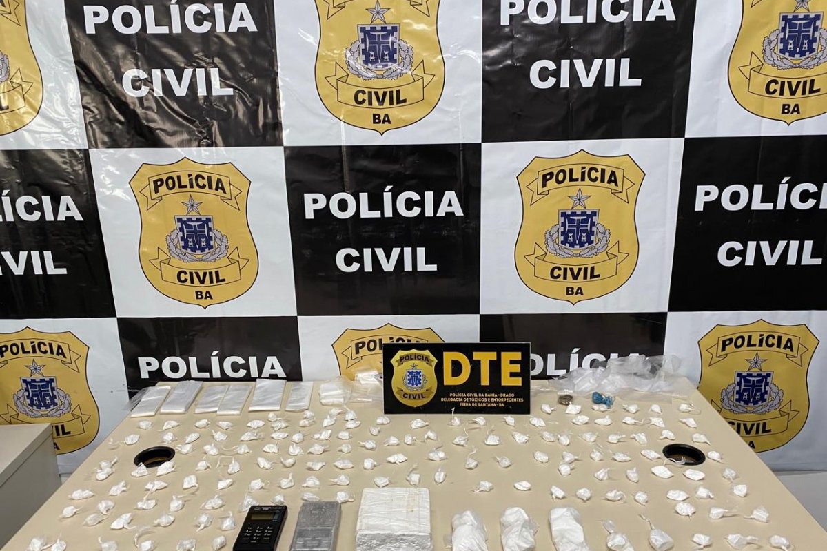 Líder do tráfico é preso em flagrante em Feira de Santana