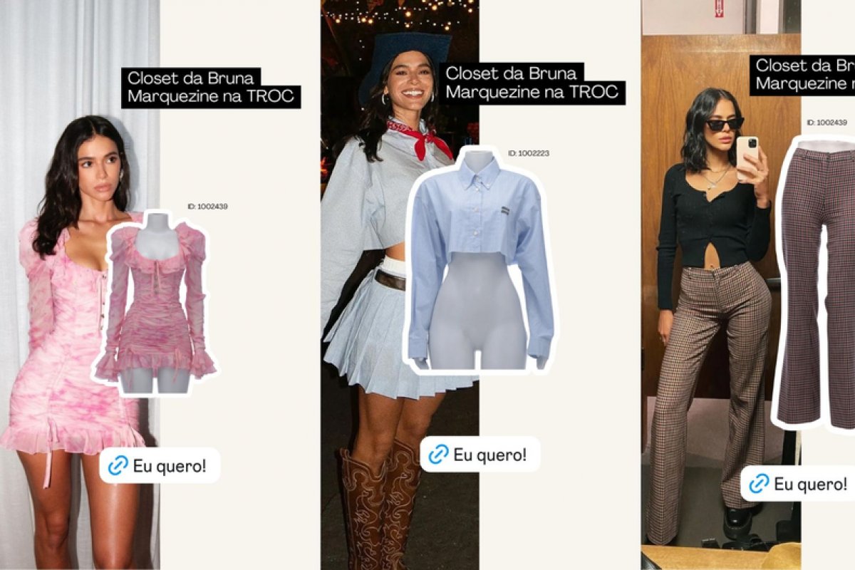 Bruna Marquezine vende mais de 200 peças em bazar!