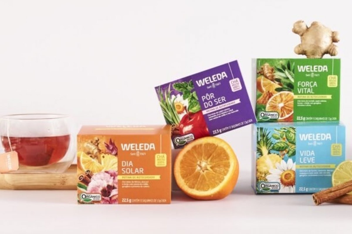 Weleda lança primeira linha de chás 100% orgânicos!