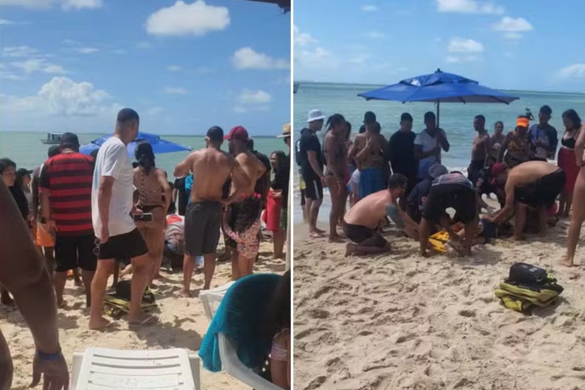 Turista de Minas Gerais morre afogado em praia do extremo sul da Bahia