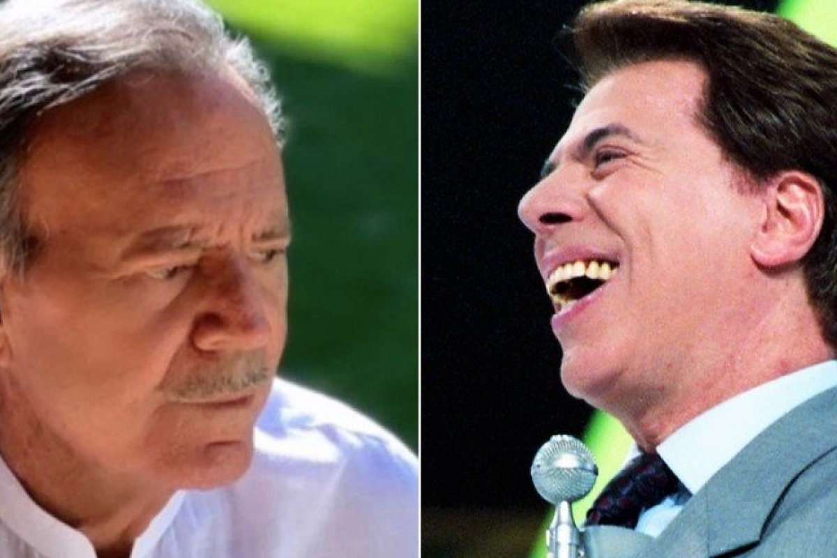 Julio Iglesias se declara para Silvio Santos:'amigo de alma'