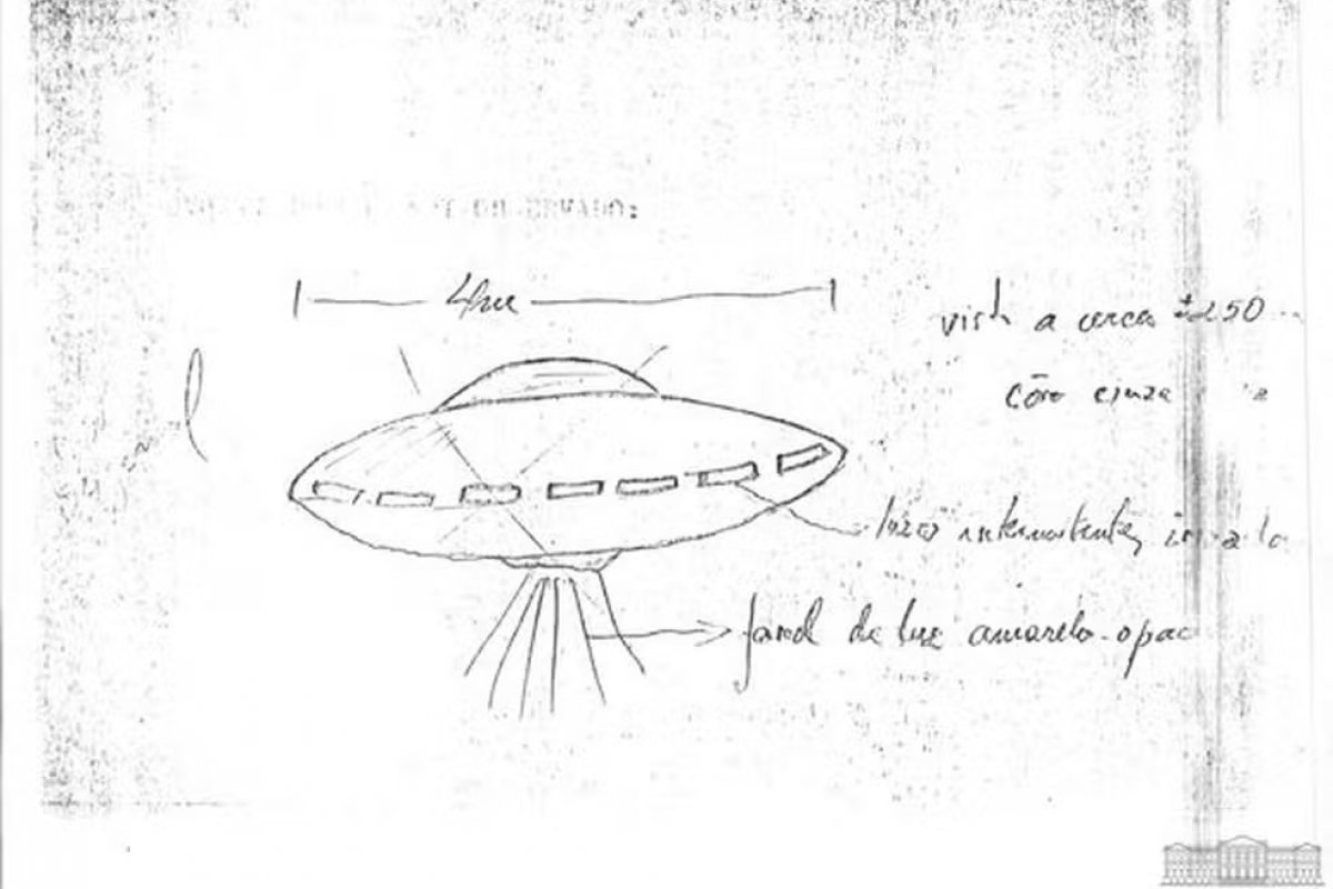 Arquivo Nacional divulga relatos inéditos de pilotos brasileiros sobre OVNIs; acervo reúne cerca de 800 registros