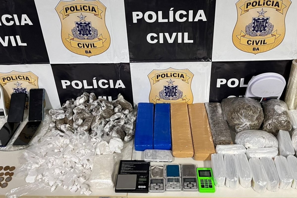 Feira de Santana: homem é preso com grande quantidade de drogas