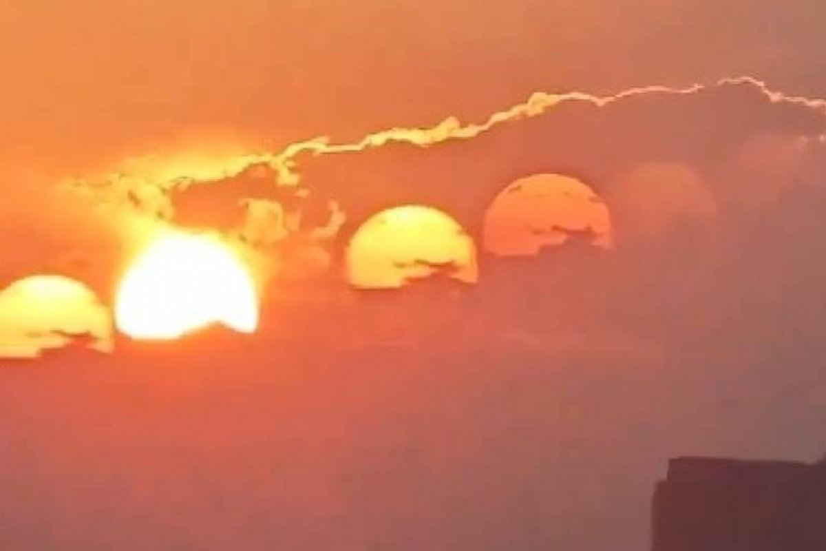 Vídeo: cidade chinesa registra 7 sóis; entenda o fenômeno