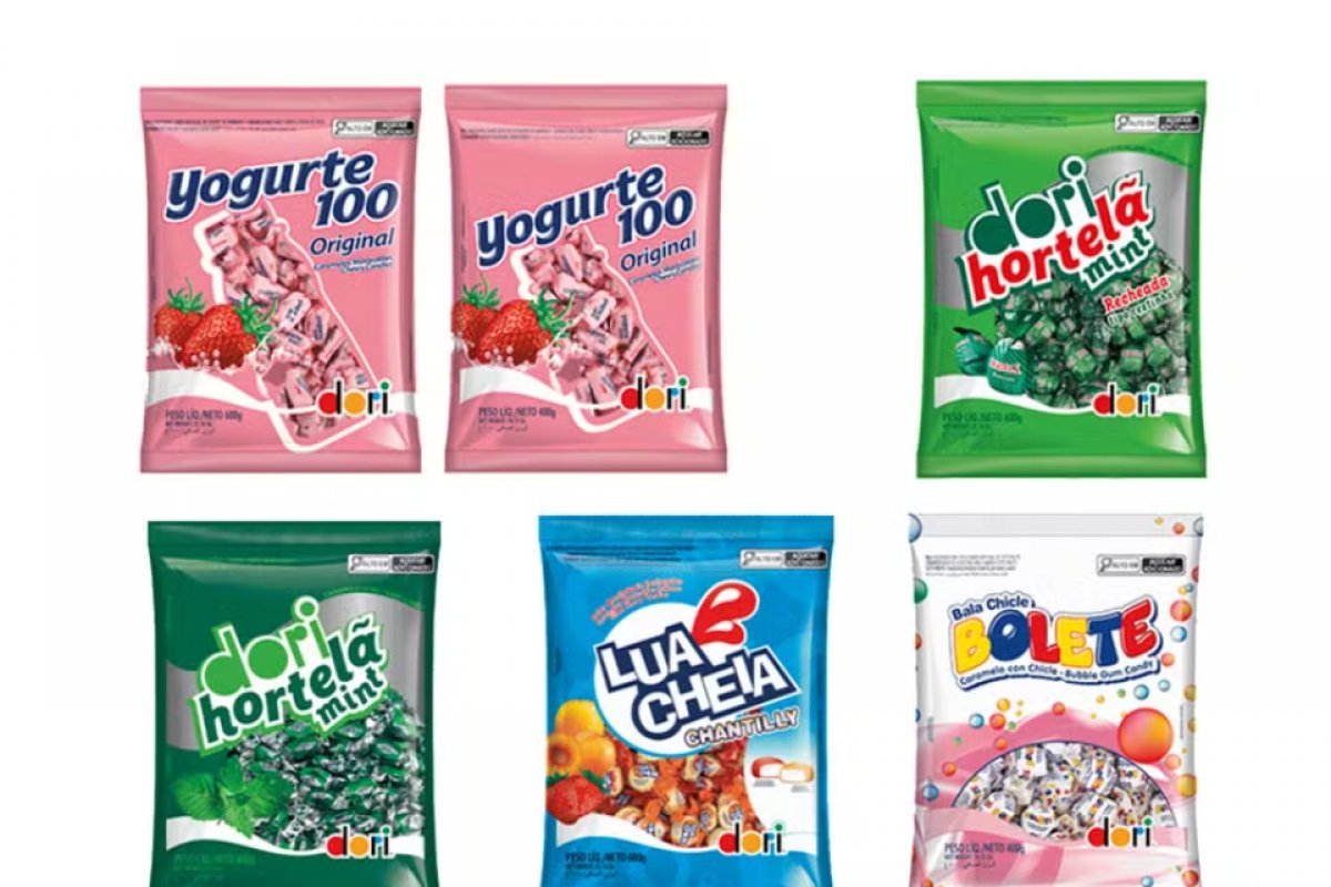 Anvisa proíbe comercialização de balas da marca Dori por suspeita de salmonella