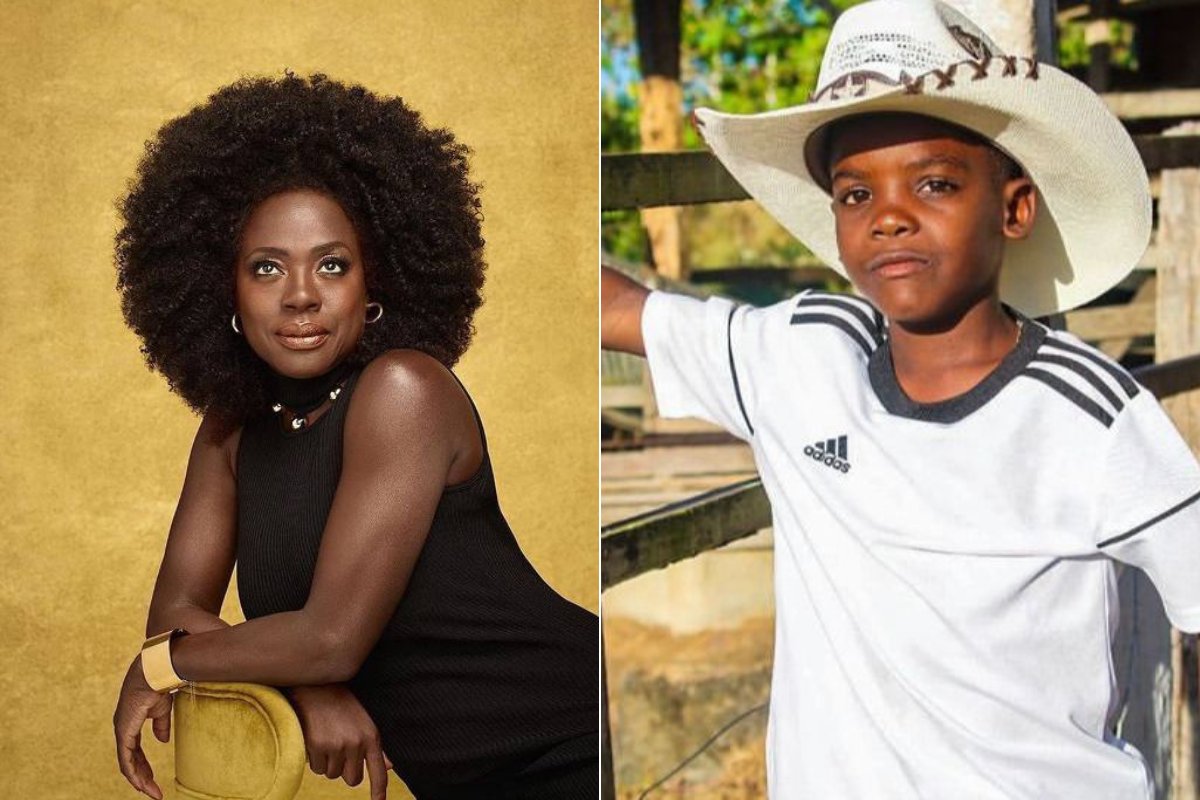 Viola Davis compartilha vídeo de baiano de oito anos cantando: 'talento ungido'