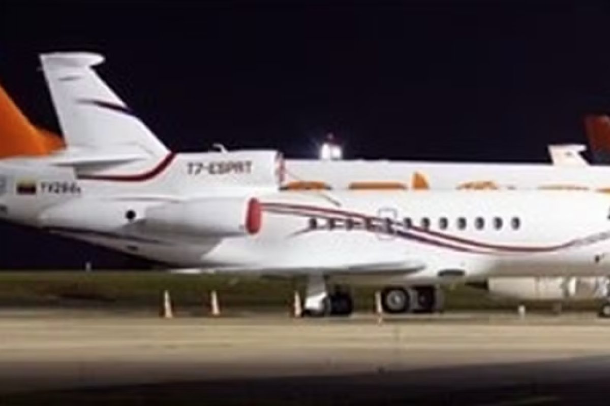 EUA apreendem avião presidencial de Nicolás Maduro