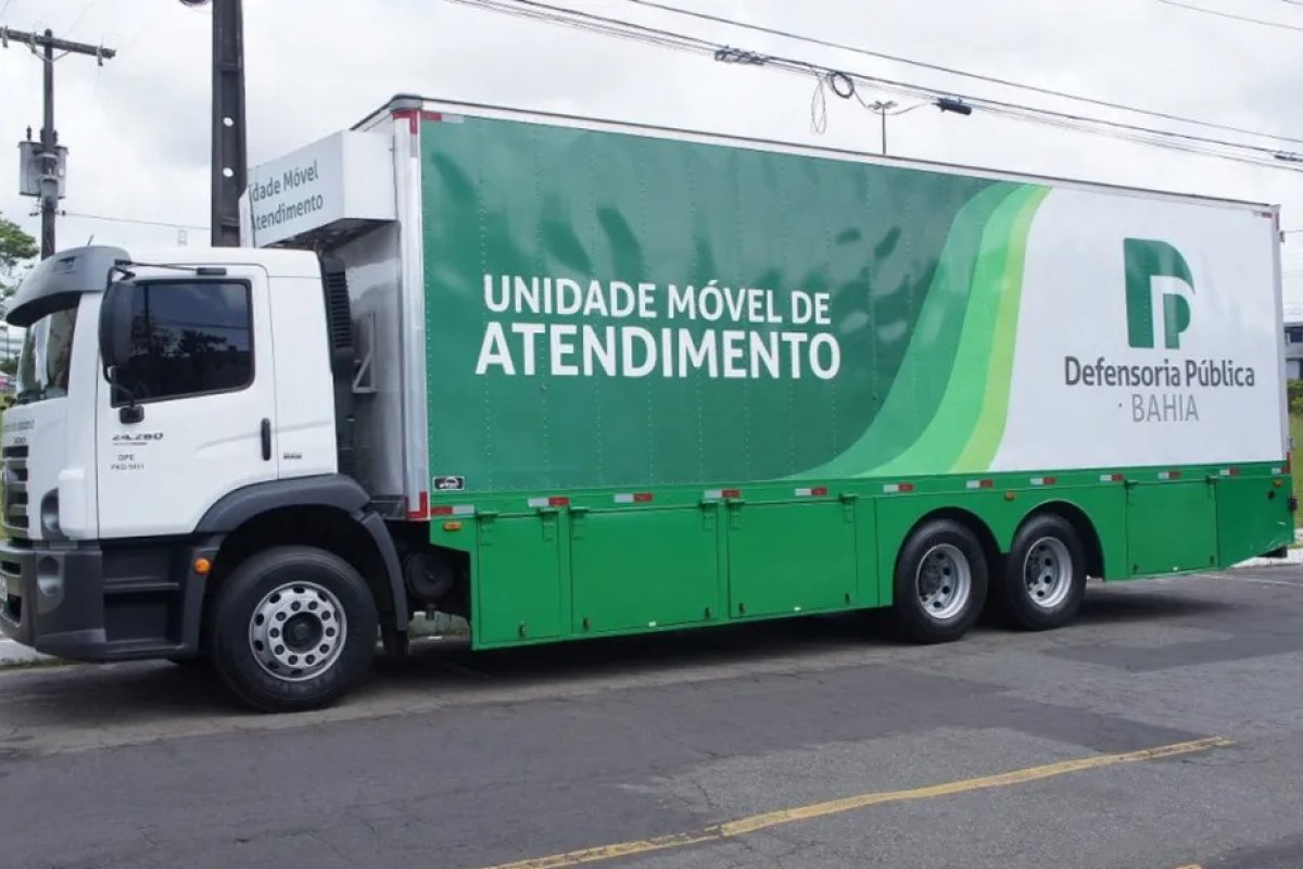 Unidade Móvel da Defensoria Pública oferece serviços gratuitos em São Sebastião do Passé