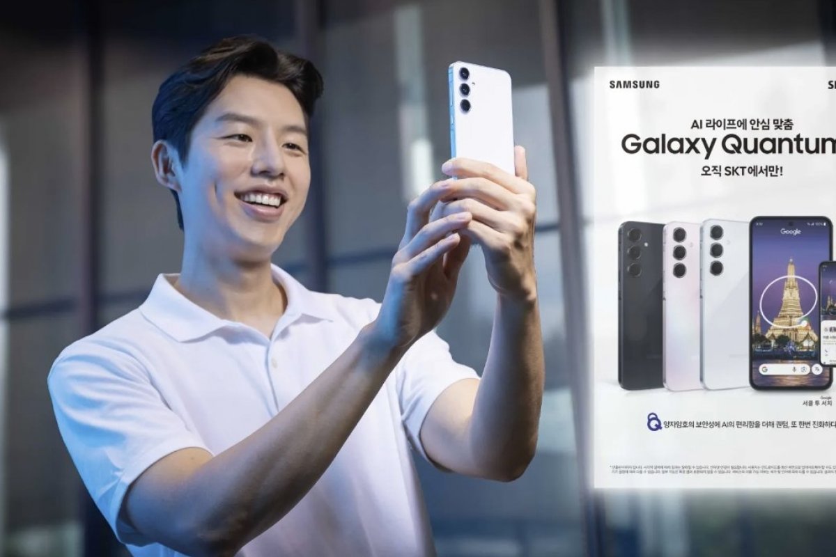 Samsung lança novo smartphone com criptografia quântica