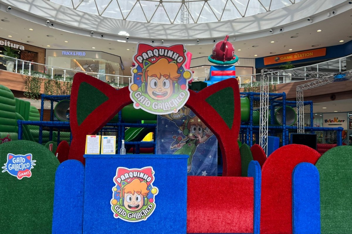 Último final de semana do Parque do Gato Galáctico no Shopping Paralela!