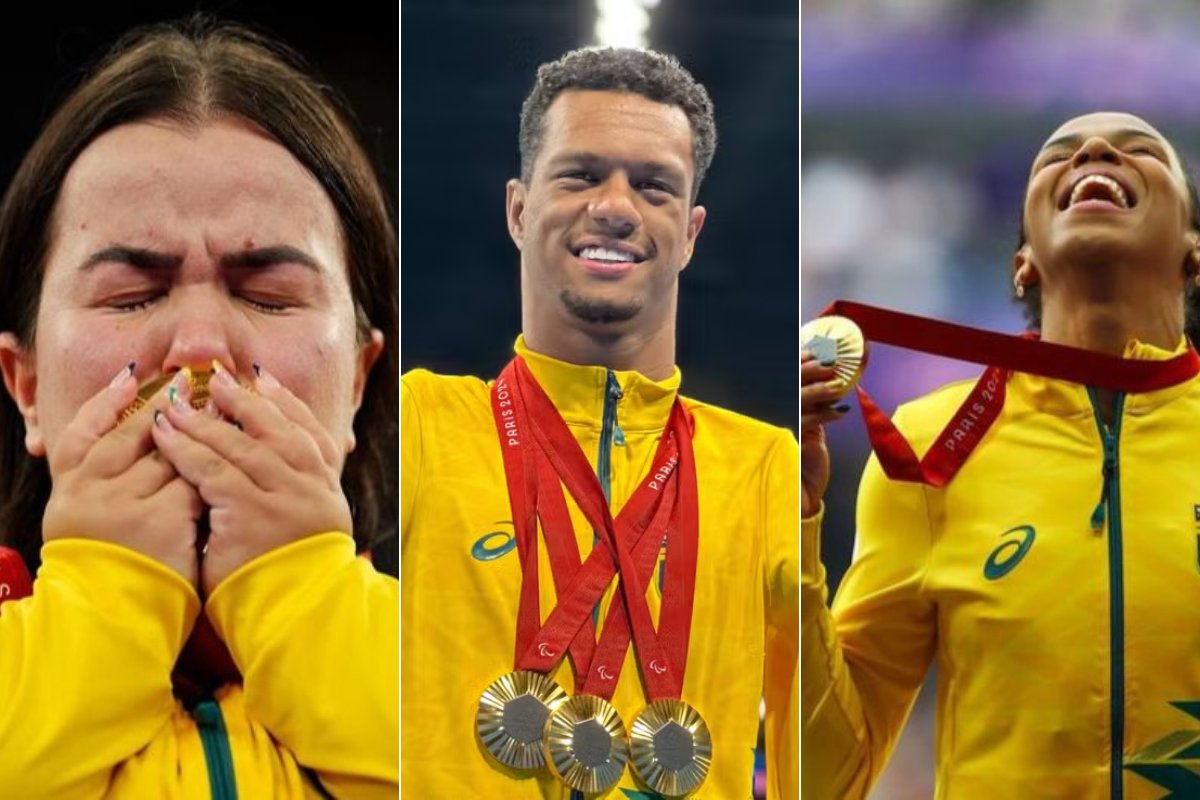 Brasil bate recordes de medalhas nas Paralimpíadas de Paris e termina no top 5 pela primeira vez