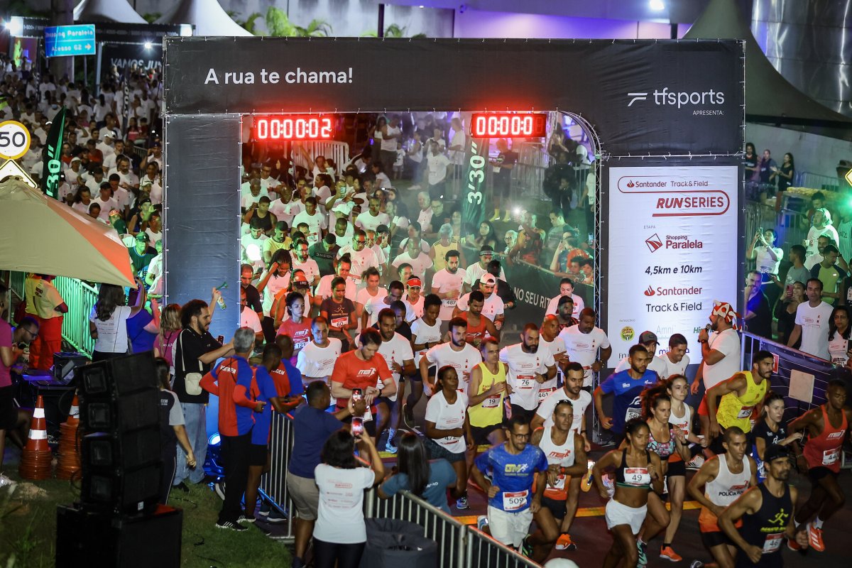 Shopping Paralela na contagem regressiva para o Santander Track&Field Run Series!