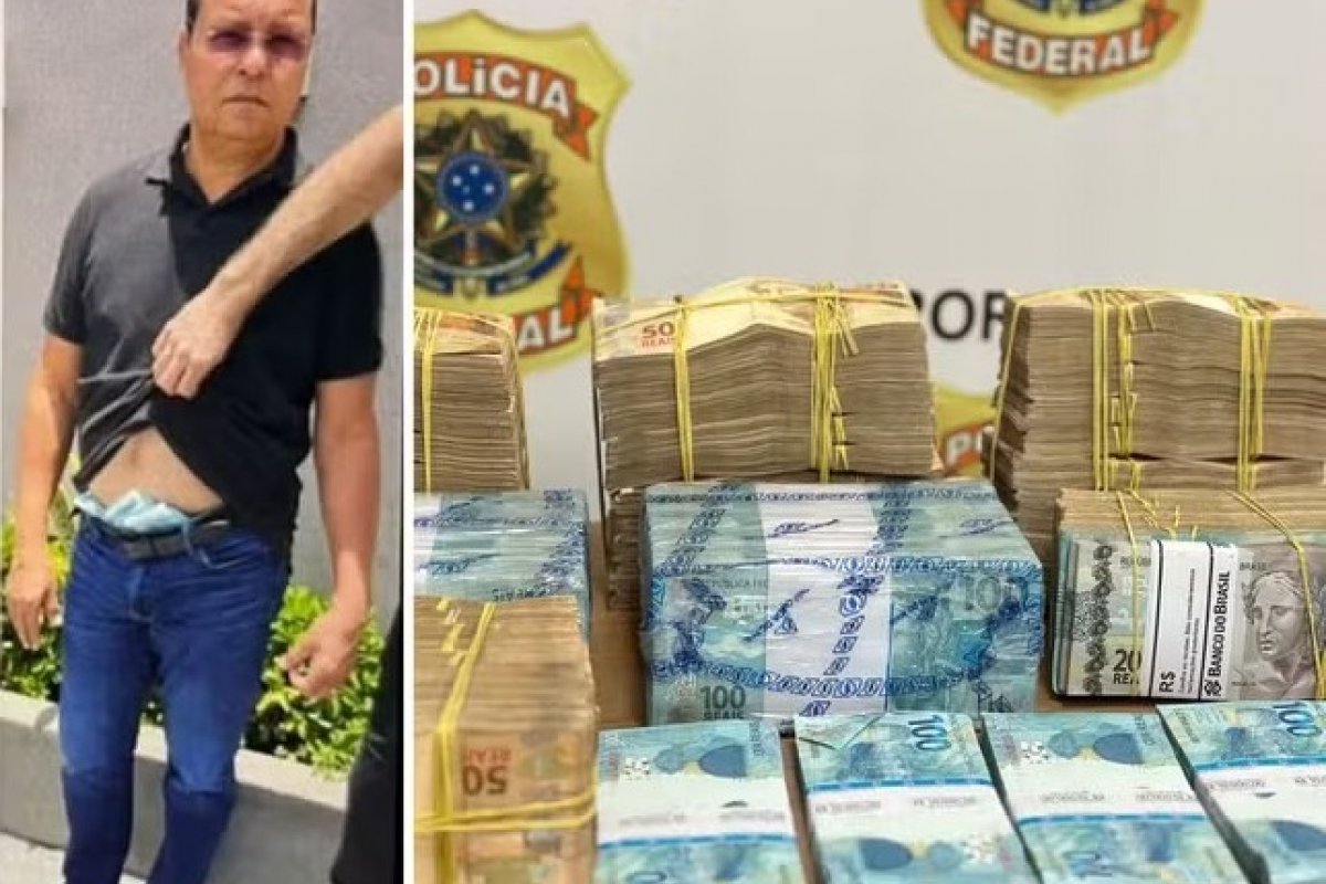 PF prende marido de deputada federal com cerca de R$ 500 mil na cueca