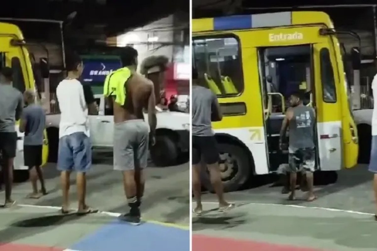 Ex-rodoviário é preso por suspeita de roubo de ônibus em garagem de empresa e por atingir carros e moto em rua de Salvador