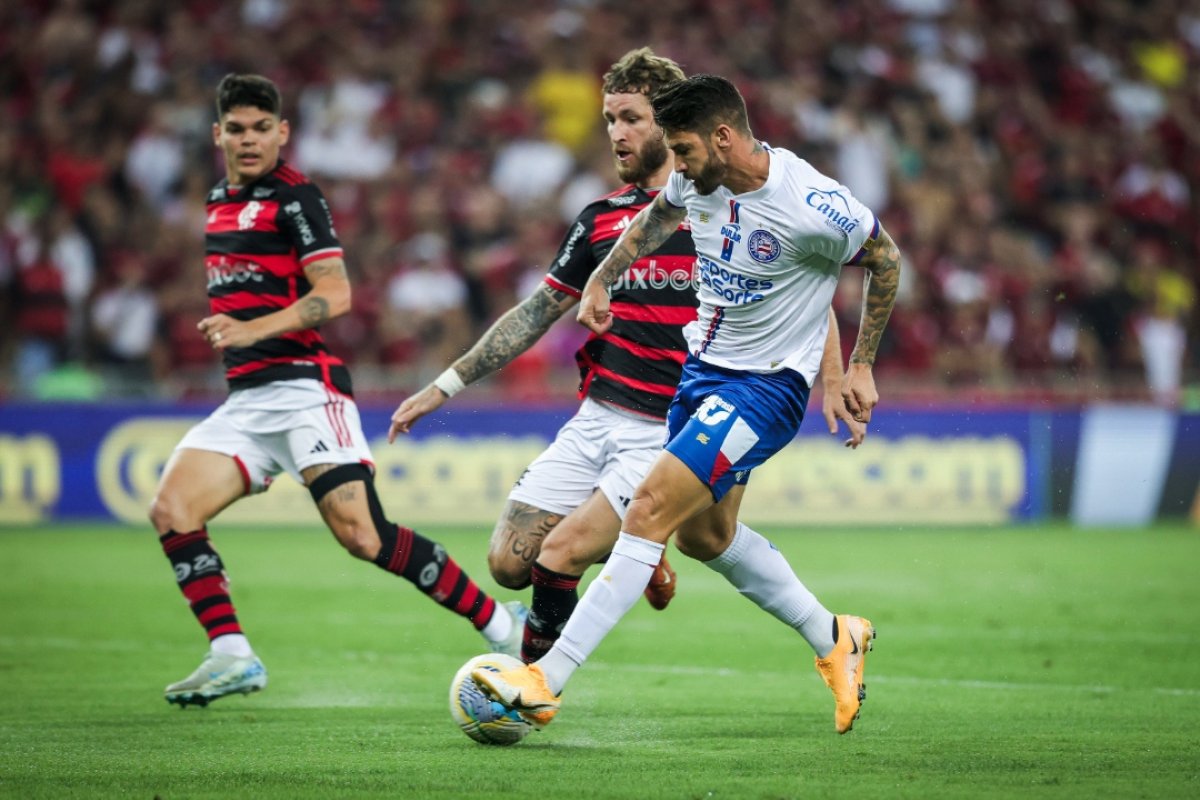 Bahia perde para o Flamengo no Maracanã e está eliminado da Copa do Brasil