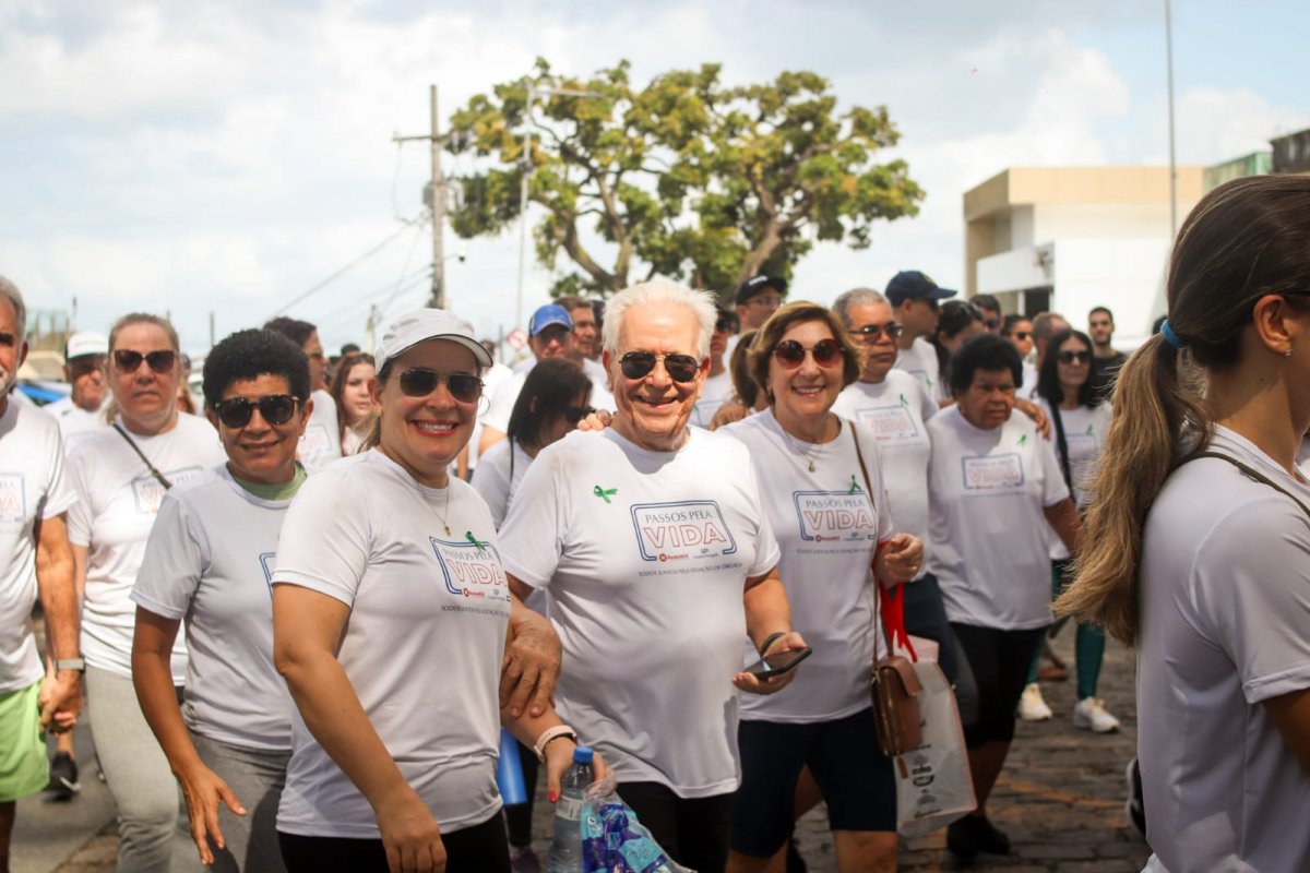 Caminhada em prol da doação de órgãos reuniu cerca de 250 pessoas na manhã deste domingo (15)!