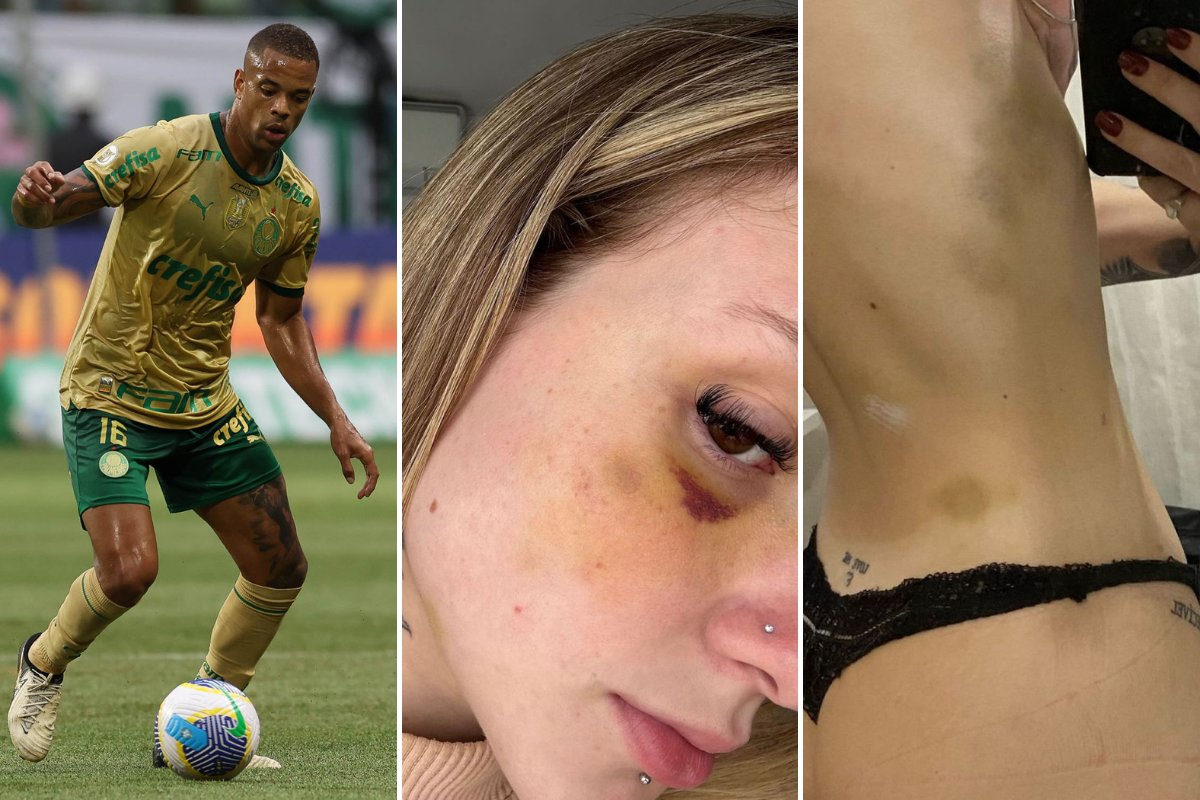 Ex-companheira de Caio Paulista, do Palmeiras, acusa jogador de agressão: 'cansei de me calar'