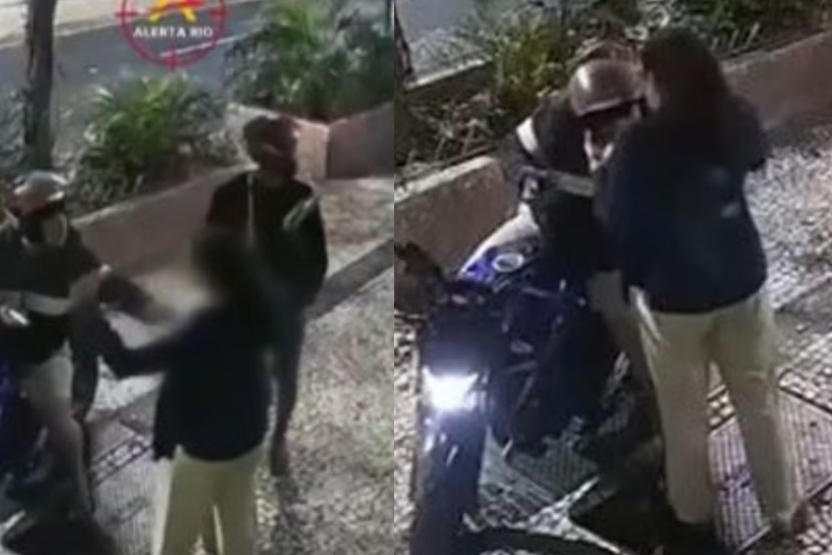 Homem arranca anel de mulher com os dentes durante um assalto