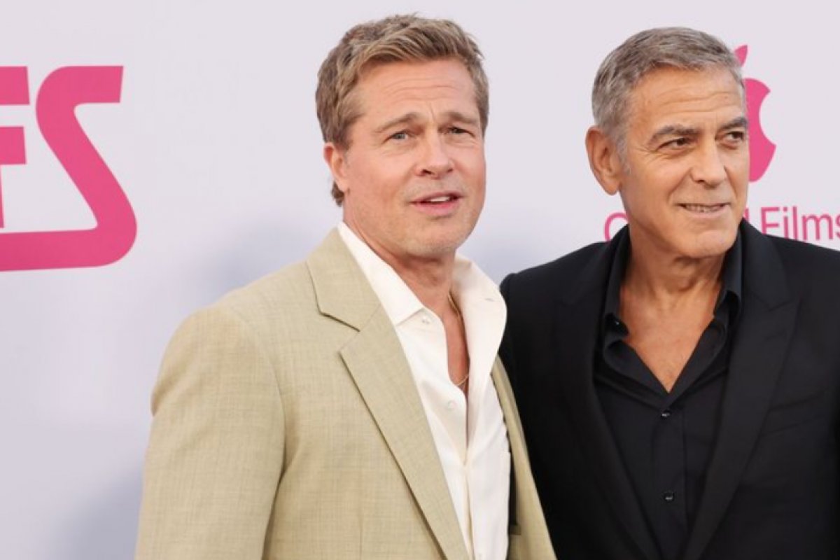 Ator Brad Pitt brinca que George Clooney é o homem mais sexy “ainda vivo”