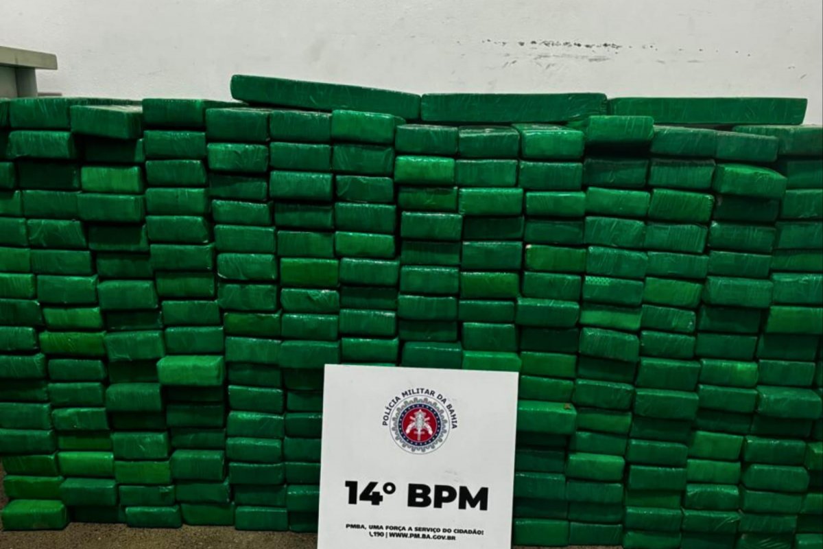 PM apreende mais de 500 tabletes de maconha em Santo Antônio de Jesus