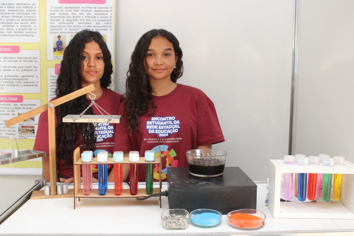 Estudantes baianas reciclam materiais para produzir aparelhos usados em laboratórios