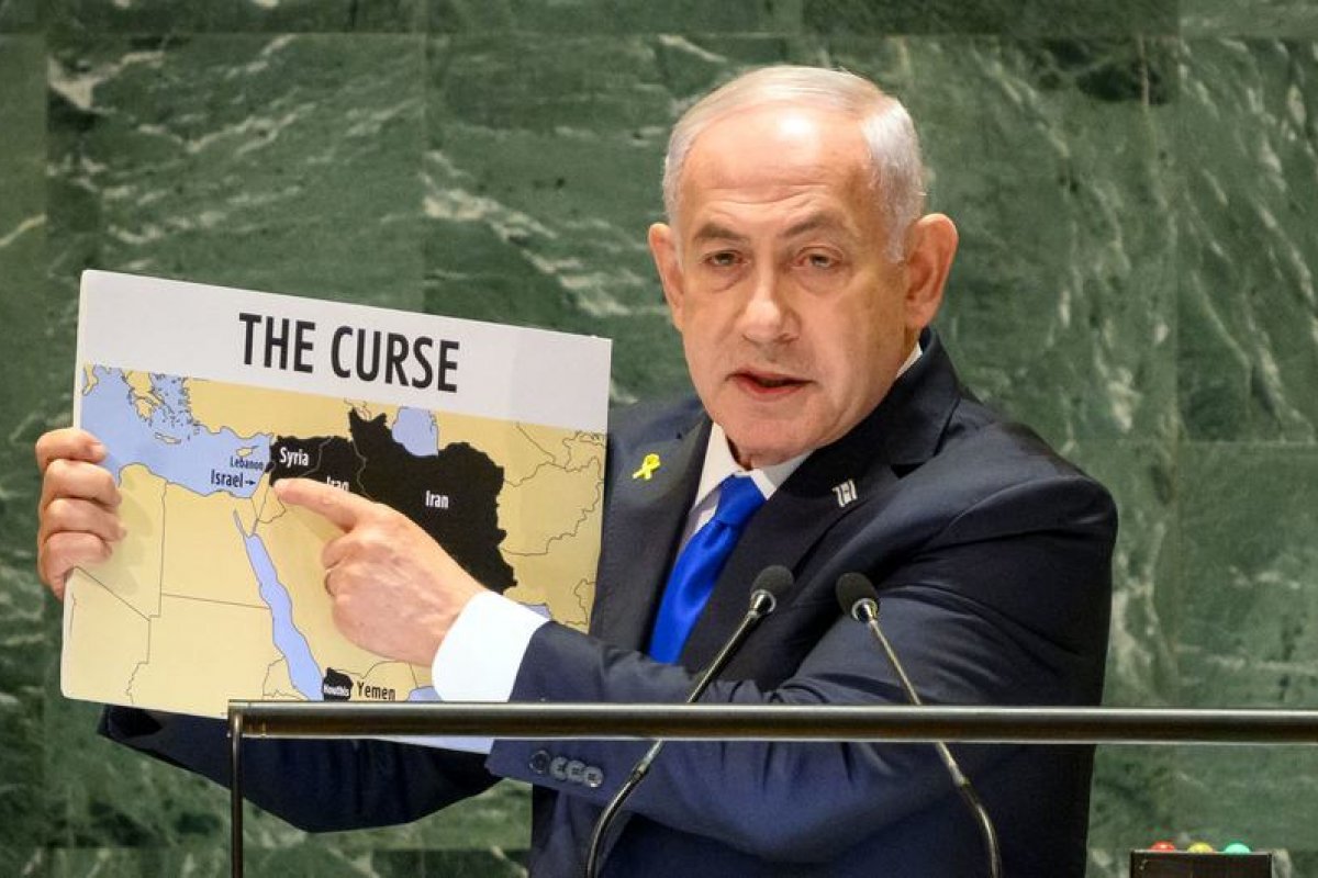 Netanyahu defende guerra, ameaça Irã e acena a sauditas na ONU