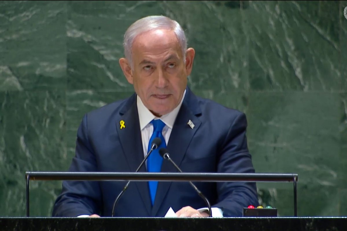 Delegação brasileira boicota discurso de Netanyahu na ONU