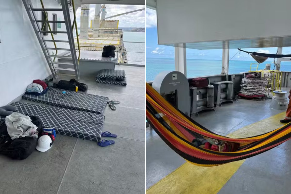 16 trabalhadores são resgatados de situação análoga à escravidão em navio de empresa norueguesa ancorado na BA