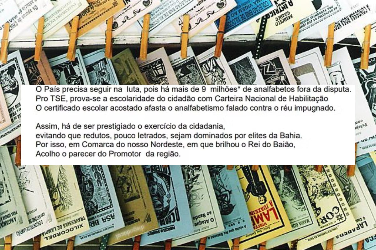 Juiz usa rimas de cordel para negar impugnação de candidatura de vereador na Bahia