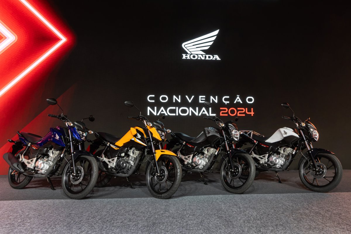 Em evento com a rede, Honda mostra novas CG 160 e ADV 160 2025