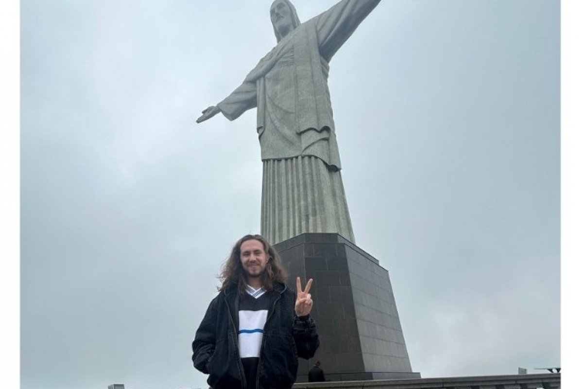 Vitor Kley visita Cristo Redentor pela primeira vez!