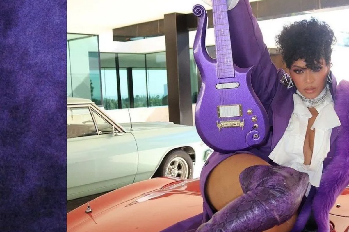 Beyoncé se fantasia de Prince e fãs especulam nova álbum do rock