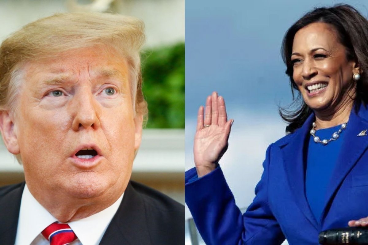 Pesquisa aponta Kamala em vantagem sobre Trump em estados chaves nos EUA