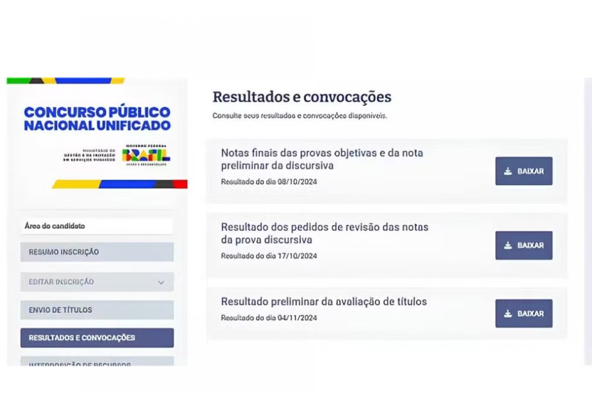 CNU divulga resultado preliminar da avaliação de títulos; saiba consultar