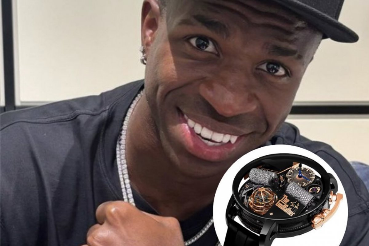 Vinicius Junior adquire relógio de R$ 2,3 milhões com função inusitada; confira