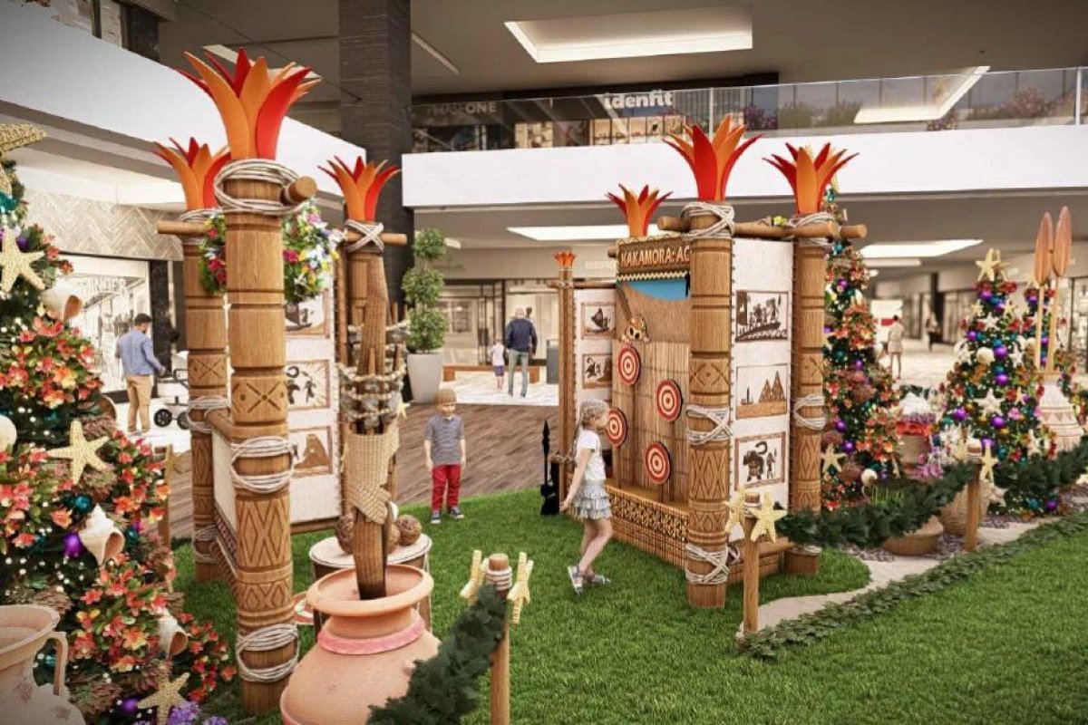 Moana dá boas vindas ao Natal de Sonhos do Shopping Paralela!