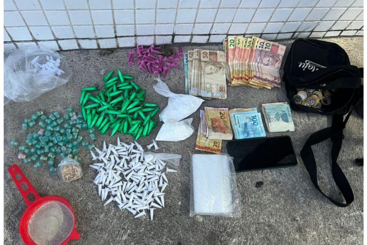 PM prende homem suspeito de tráfico