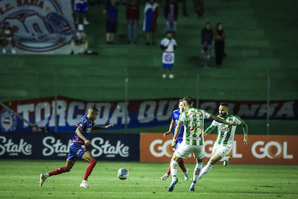 Bahia faz jogo ruim e perde para o Juventude fora de casa
