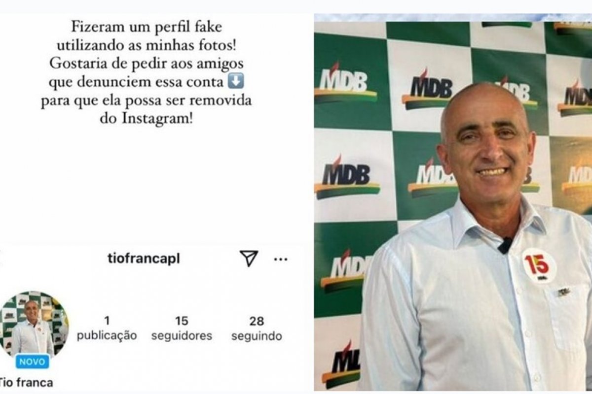 Vereador tem foto utilizada em perfil fake com apelido do autor do atentado ao STF