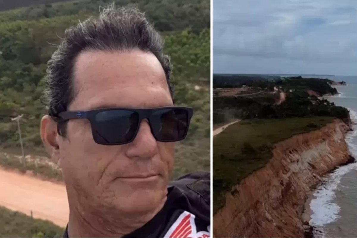 Turista morre ao cair de falésia durante salto de parapente na Bahia